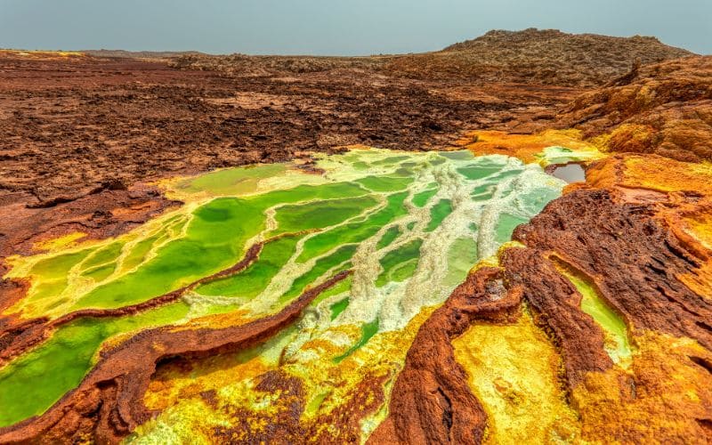 Danakil Depression in Ethiopia