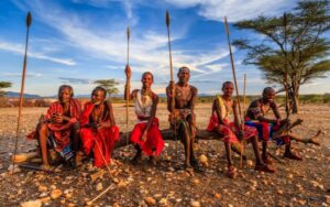 Masai warriors of East Africa