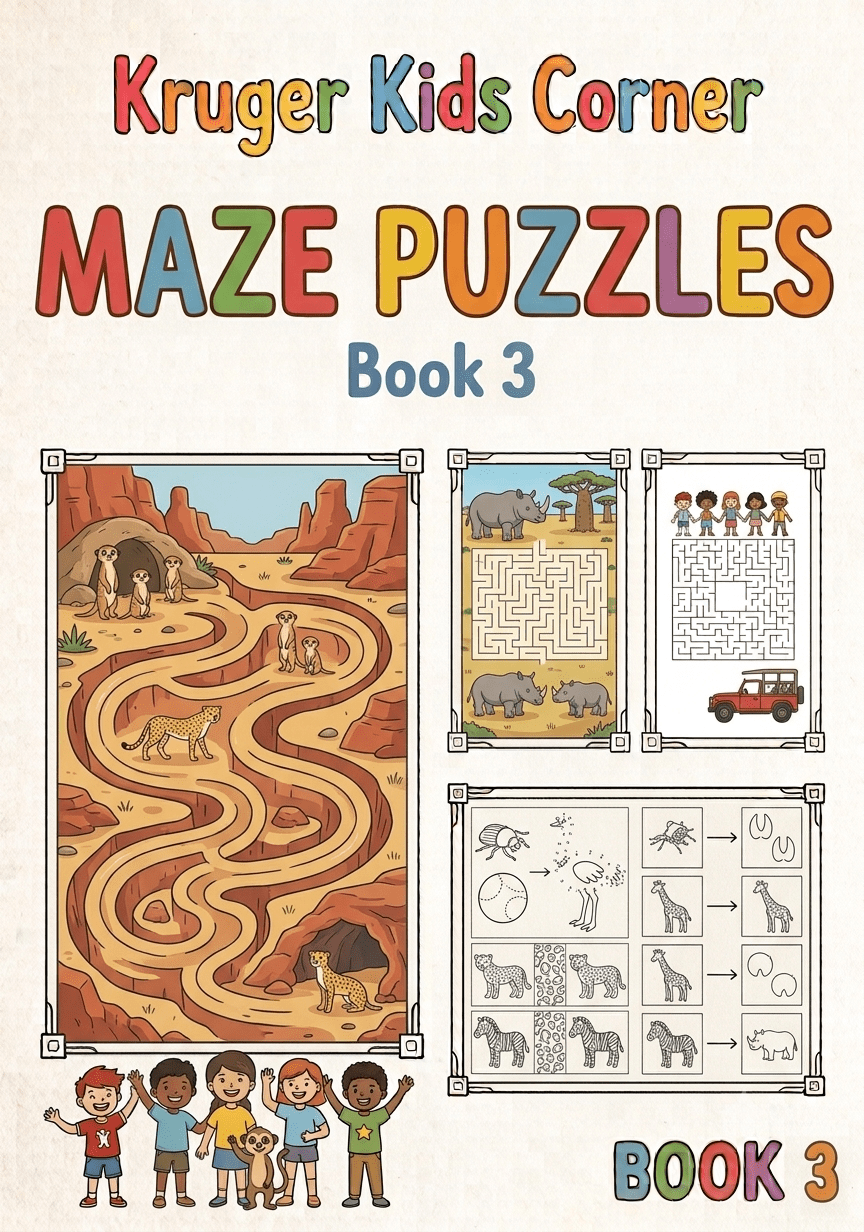Educational Safari Games Animal Trail Maze - Volume 3