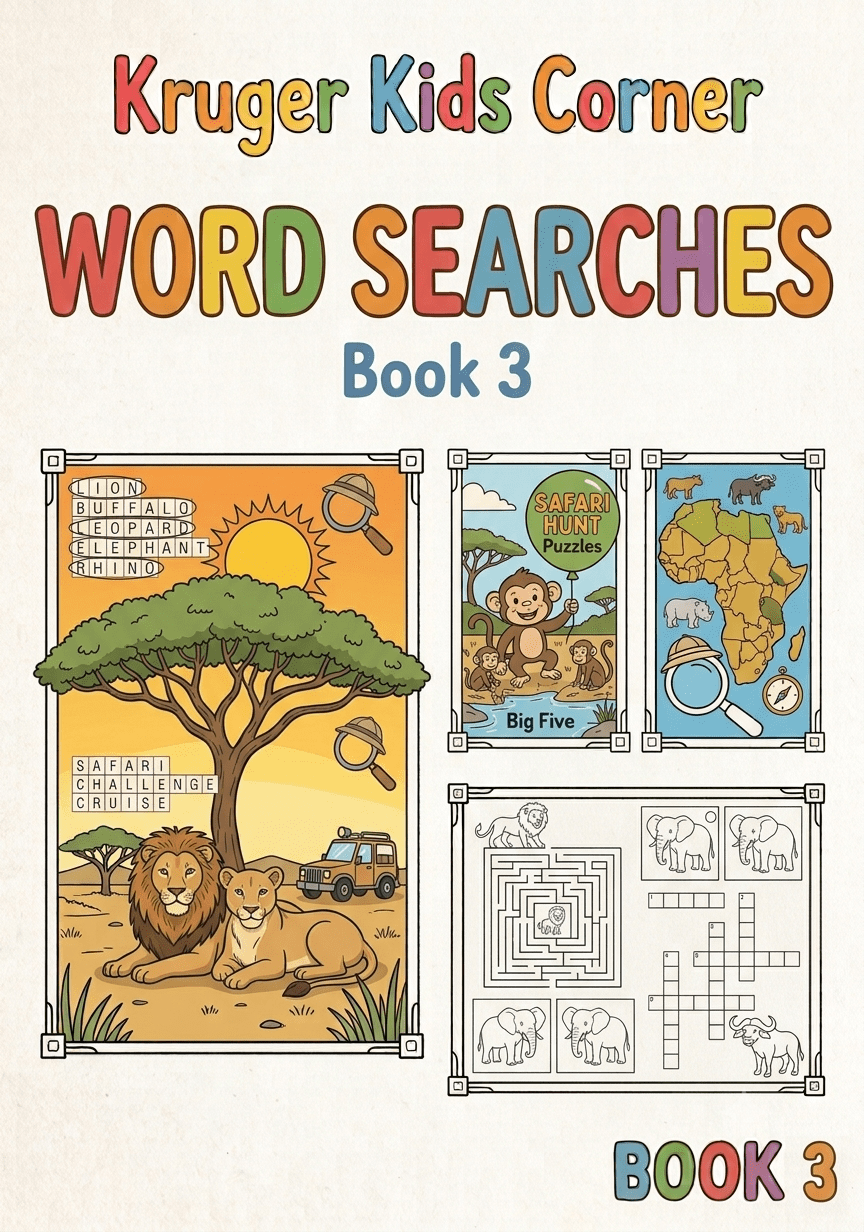 Educational Safari Games Word Find - Volume 3