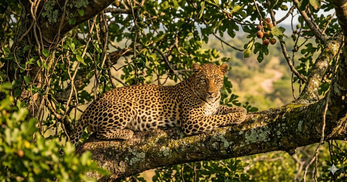 African Leopard in the Kruger National Park